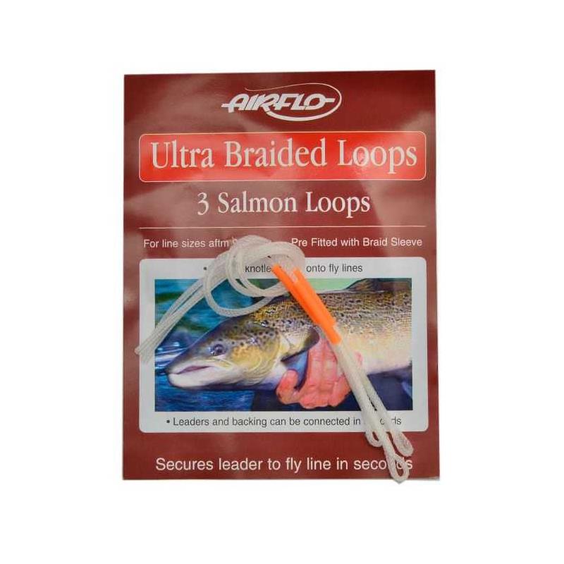 Connecteur De Soie Airflo Ultra Braid Loops Salmon