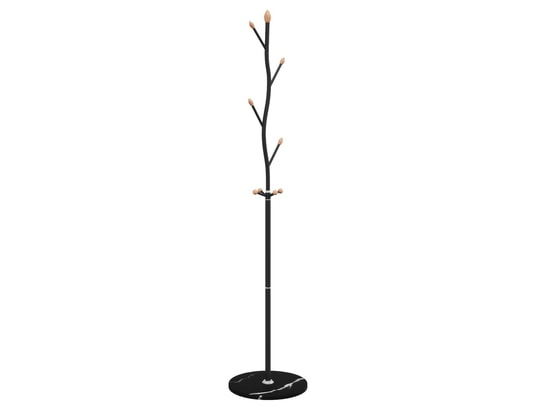 VIDAXL - Porte manteau Porte-manteau noir 177 cm fer enduit de poudre