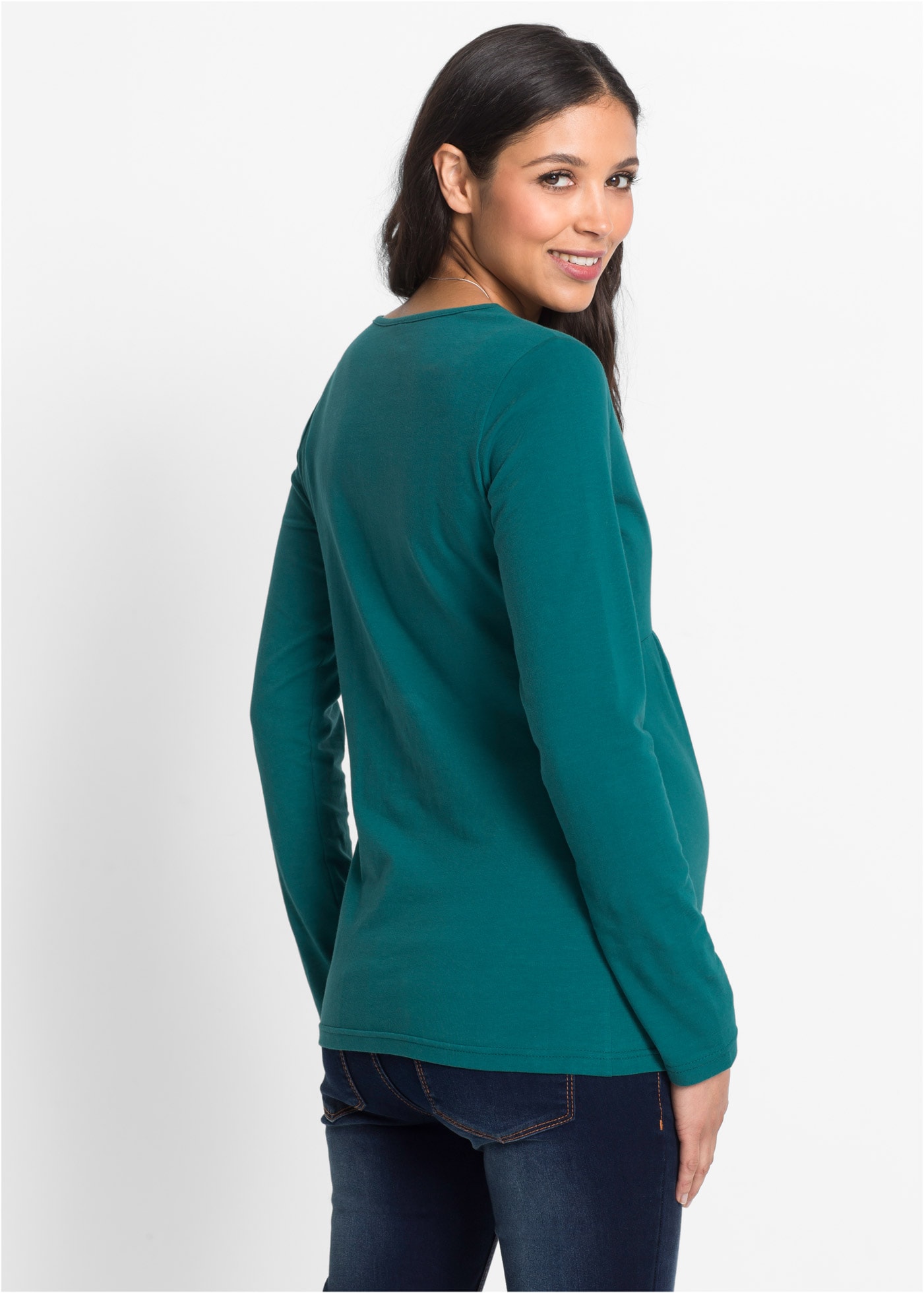 bonprix Stillshirt , 2-in-1 Umstands- und Stillshirt