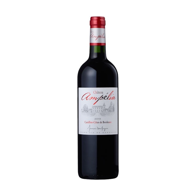 Château AMPELIA 2011 - Castillon Côtes de Bordeaux - par Caisse bois de 12 bouteilles 75 cl