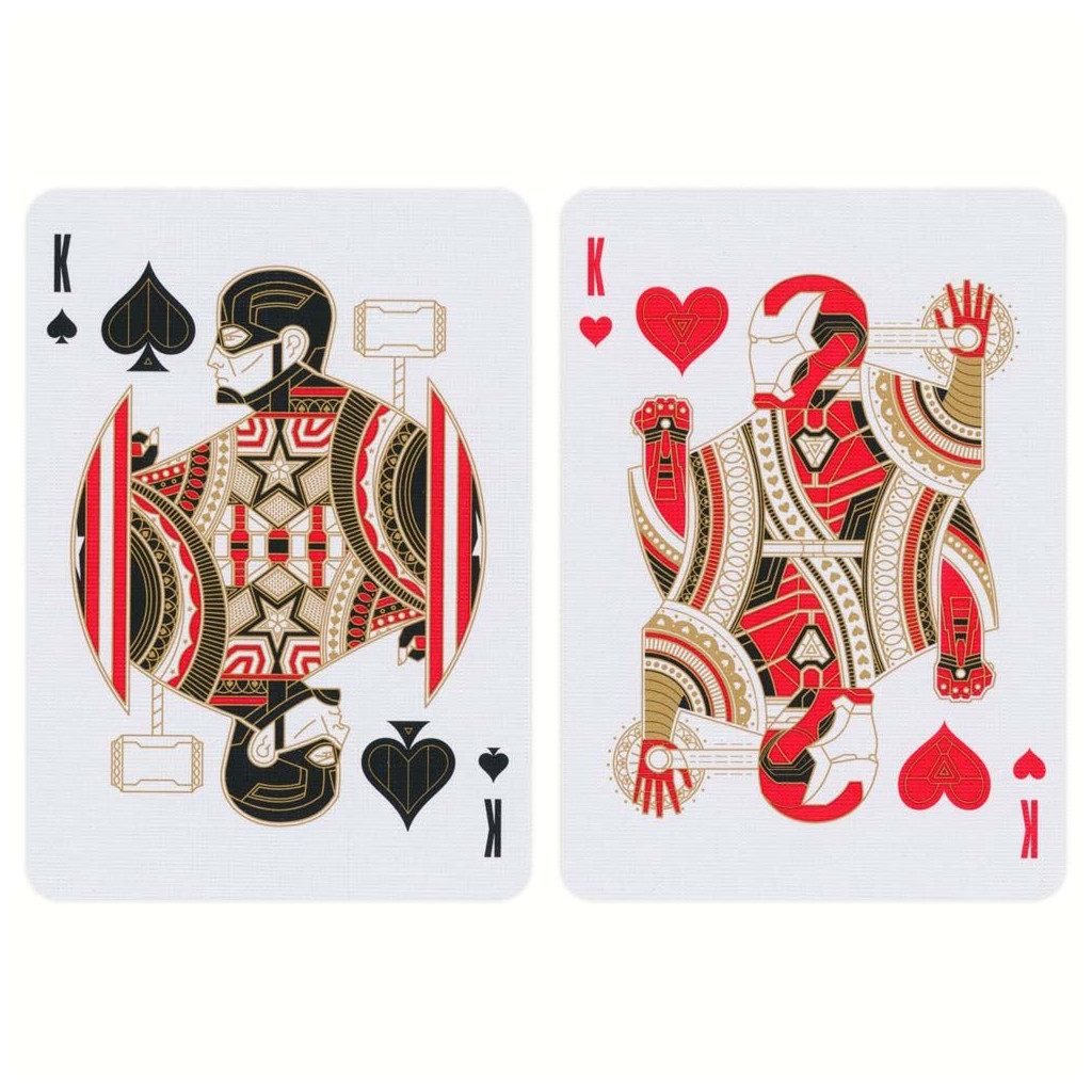 Cartes à jouer Theory11 - Avengers - Edition Rouge