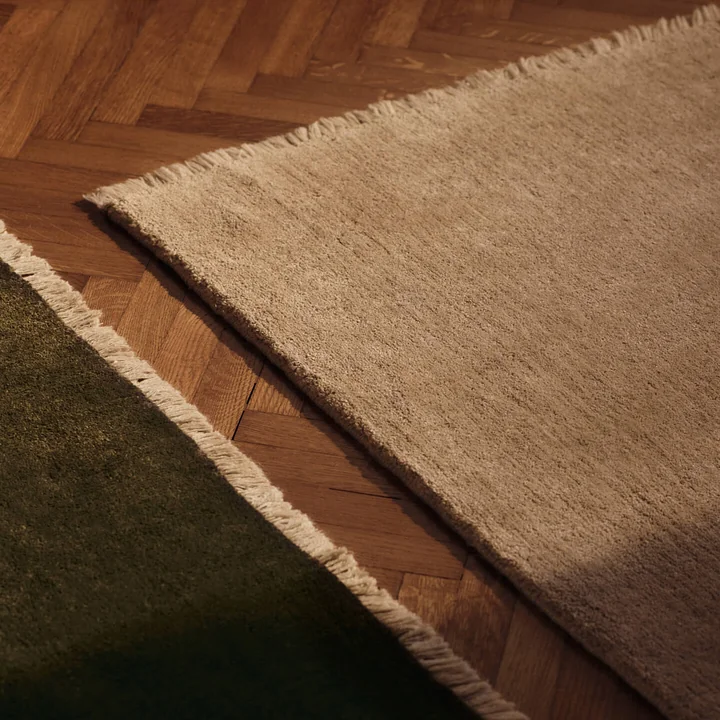Ferm Living - Firth Teppich, 140 x 200 cm, off-white