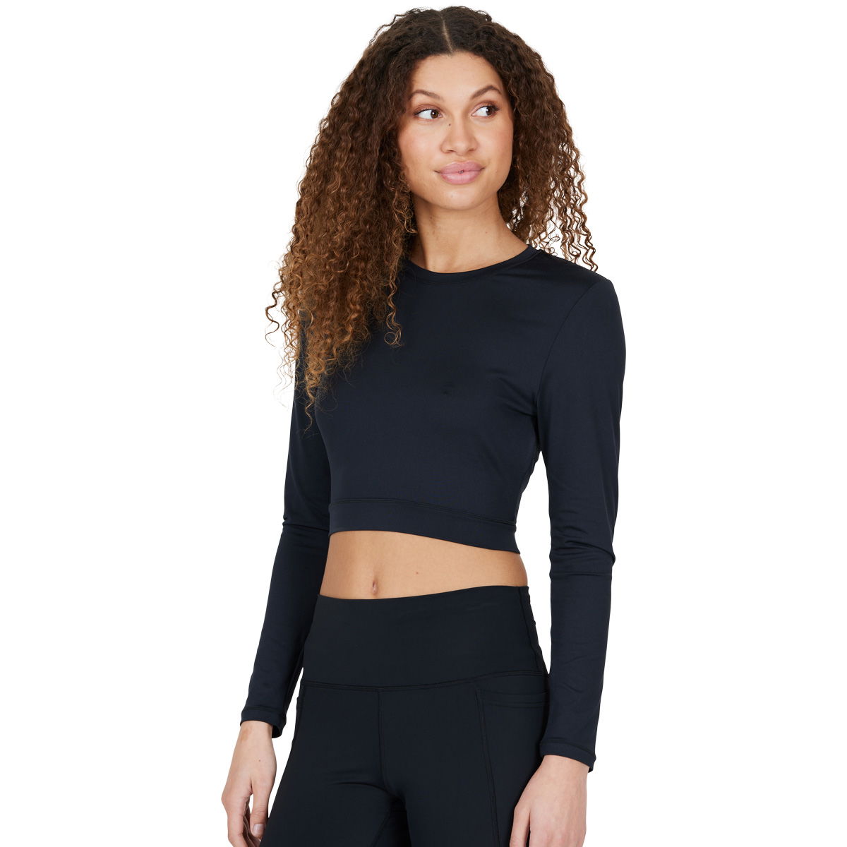 Athlecia Marianne Cropped Langærmet Trænings T-shirt Dame
