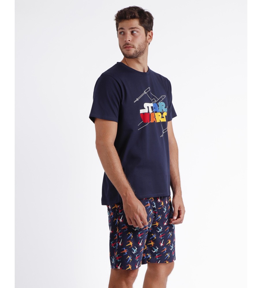Pijama de manga curta Disney Arco-Íris Marinheiro