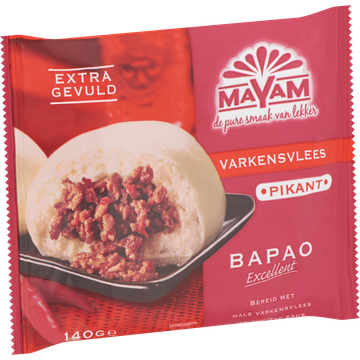 Mayam Varkensvlees Pikant Bapao Excellent 140 g