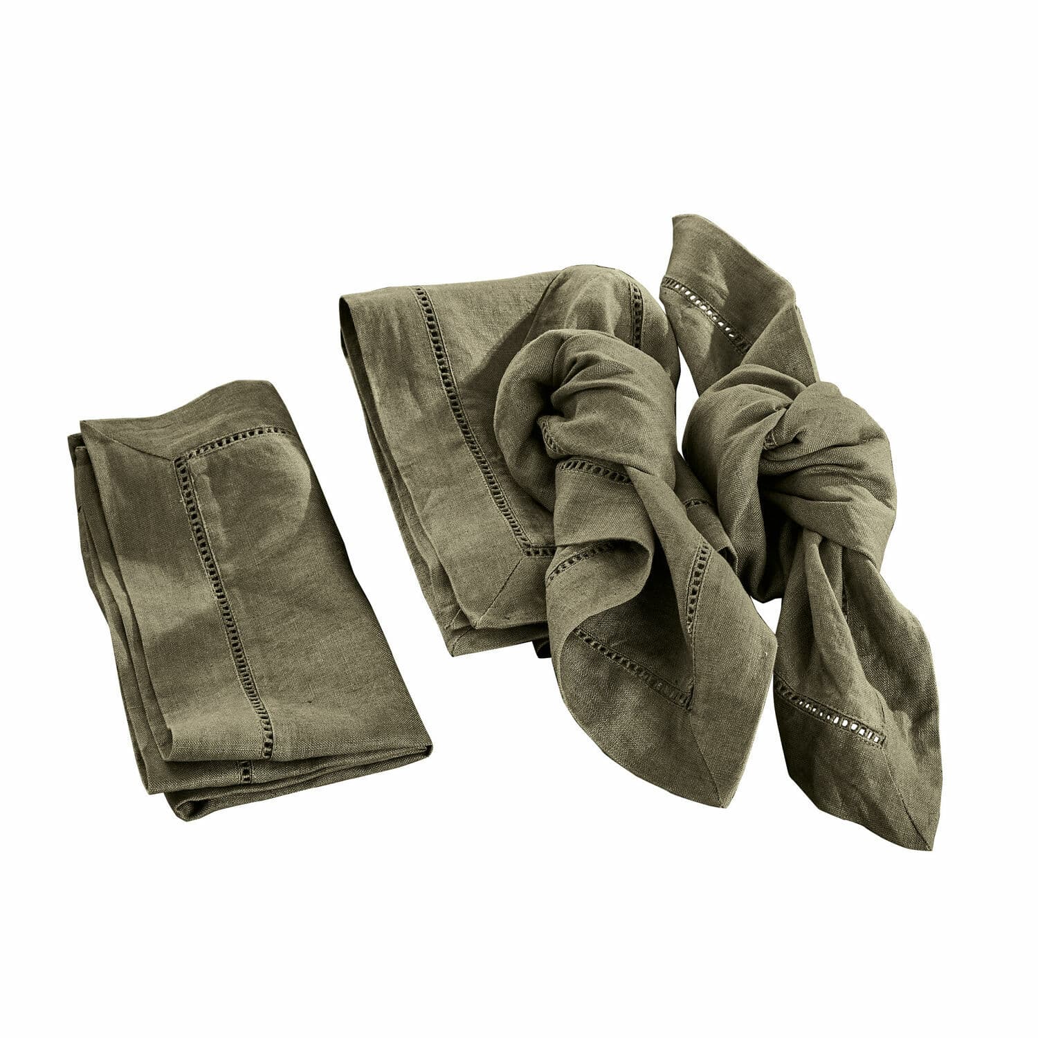Serviette 4er Set Covent Garden olivgrün