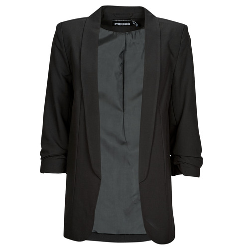 Pieces - PCBOSS 3/4 BLAZER NOOS - Noir