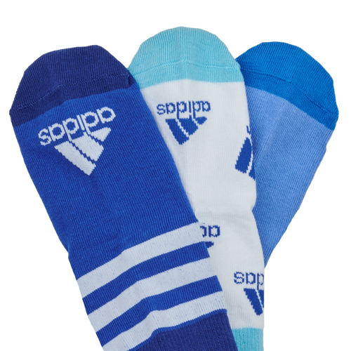 Adidas Sportswear - LK SOCKS 3PP - Bleu / Blanc
