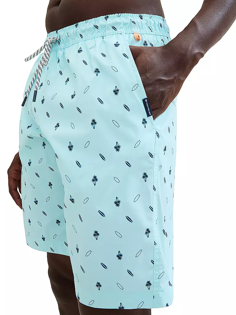 TOM TAILOR Badeshorts hellblau