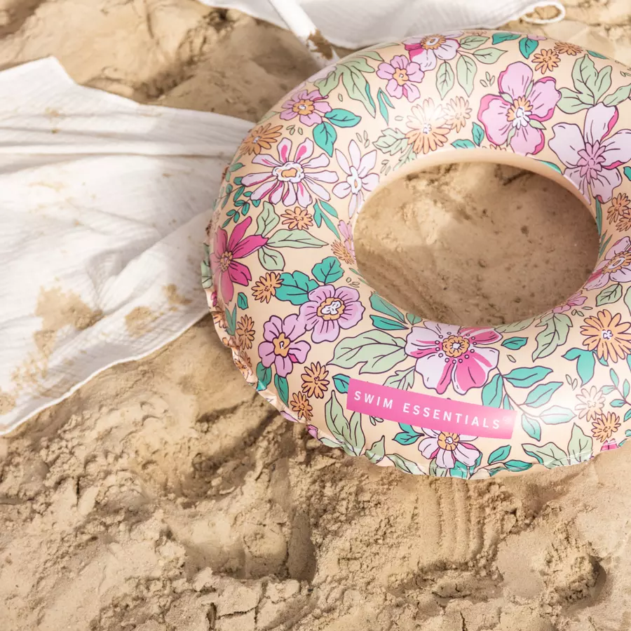 Swim Essentials Pink Blossom Schwimmring ⌀55 cm