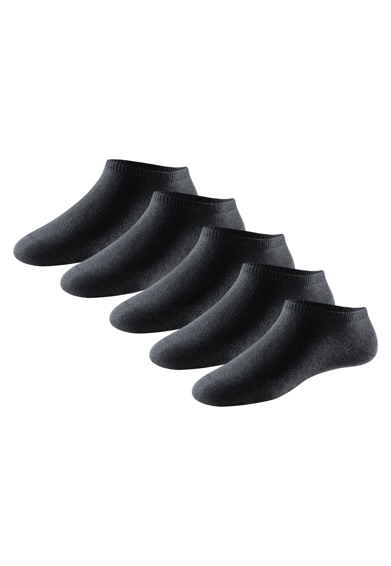 Schiesser Sneakersocken »Bluebird« 5 Paar tlg. extra softer Bund, verstärkter Zehen- und Fersenbereich