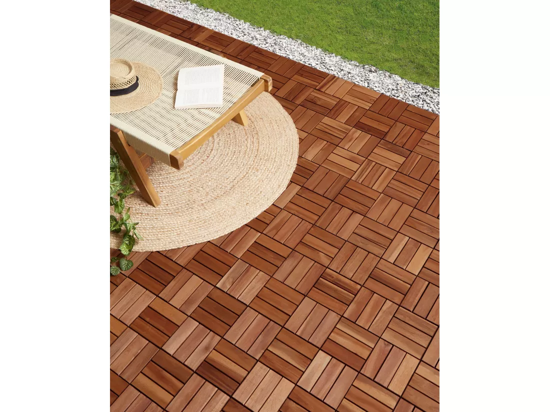 Caillebotis ACERENZA Bois d'acacia certifié Marron