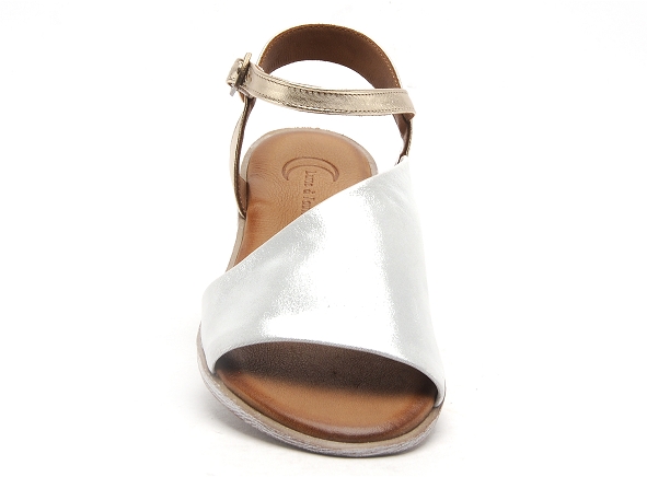 Lune et l autre nu pieds plats femme sandra blanc