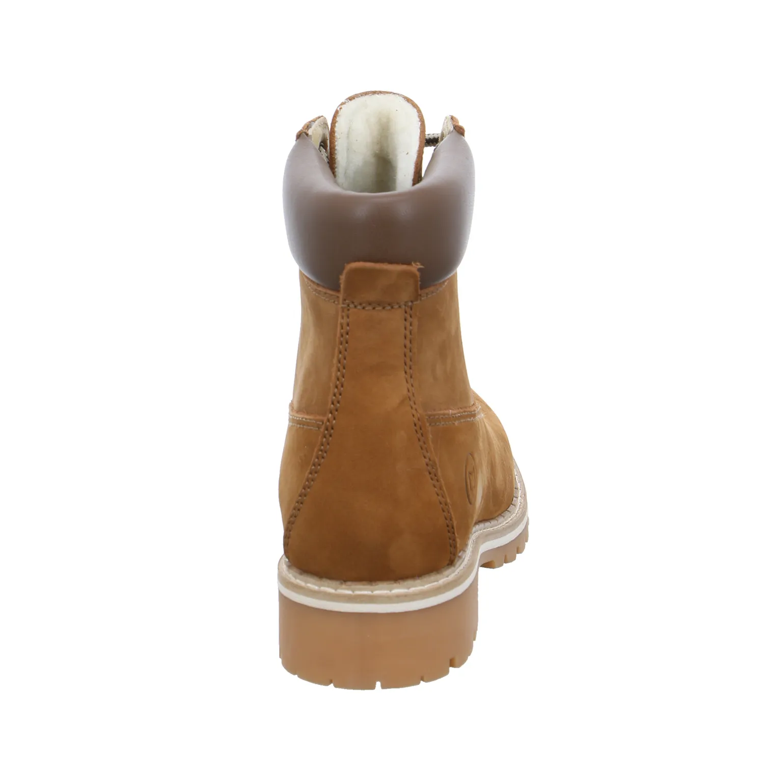 SCHUHENGEL Boot Cognac Leder  mit Wollfutter