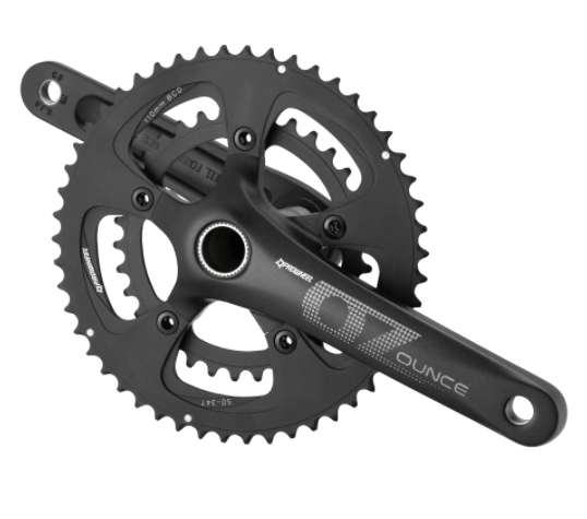 Kranksæt 11-speed Sort Alu 175mm 50/34T