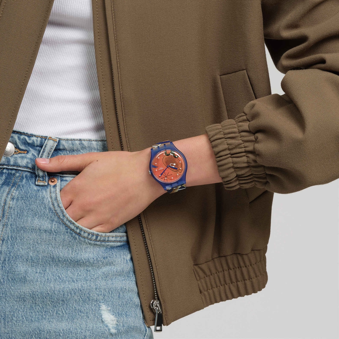 Swatch x Tate Gallery Miro's Women & Bird in the Moonlight