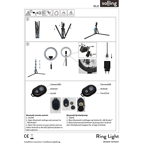 Ring light med farveskift