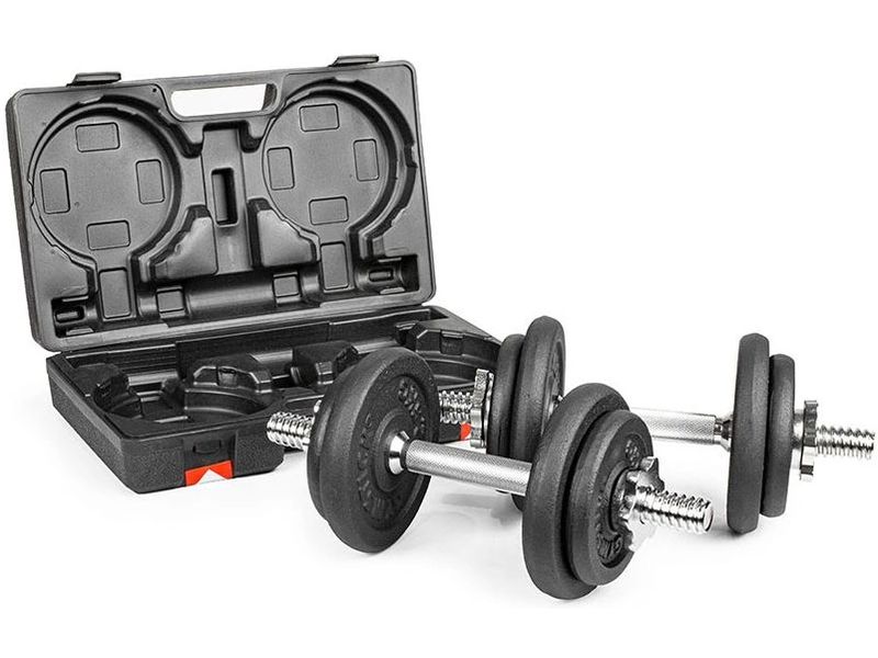 Gymstick Verstellbares Hantelset 20 kg Hantel-Set