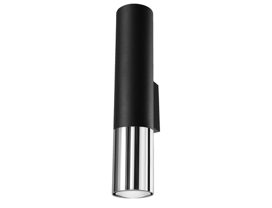 SOLLUX LIGHTING - Applique loopez noir/chrome