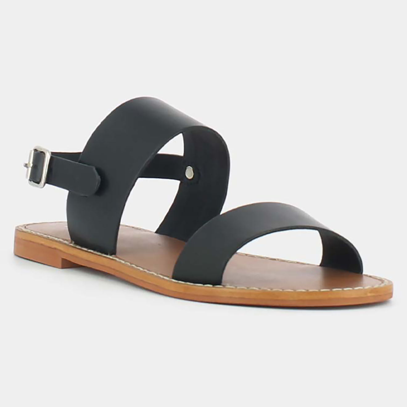 Jonak Sandales en Cuir Waou noires