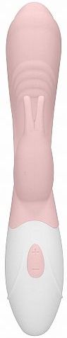 Loveline Juicy Oplaadbare Rabbit Siliconen Vibrator - Roze