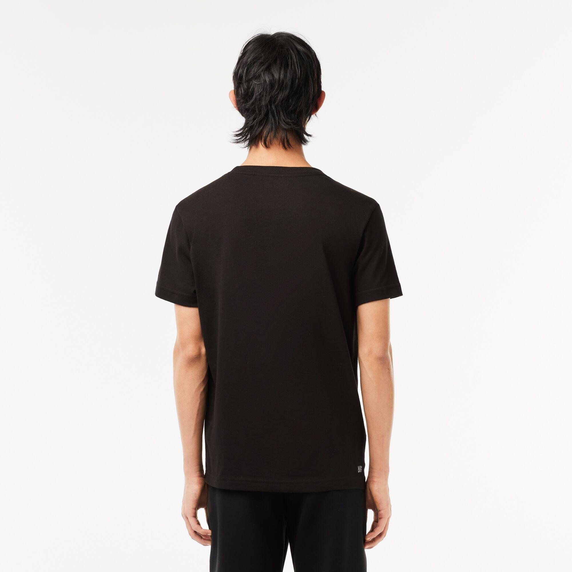 Lacoste Lacoste Sport 3d Print Crocodile Jersey T-Shirt Mens
