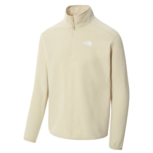 Sweat polaire THE NORTH FACE M 100 GLACIER 1/4 ZIP GRAVEL