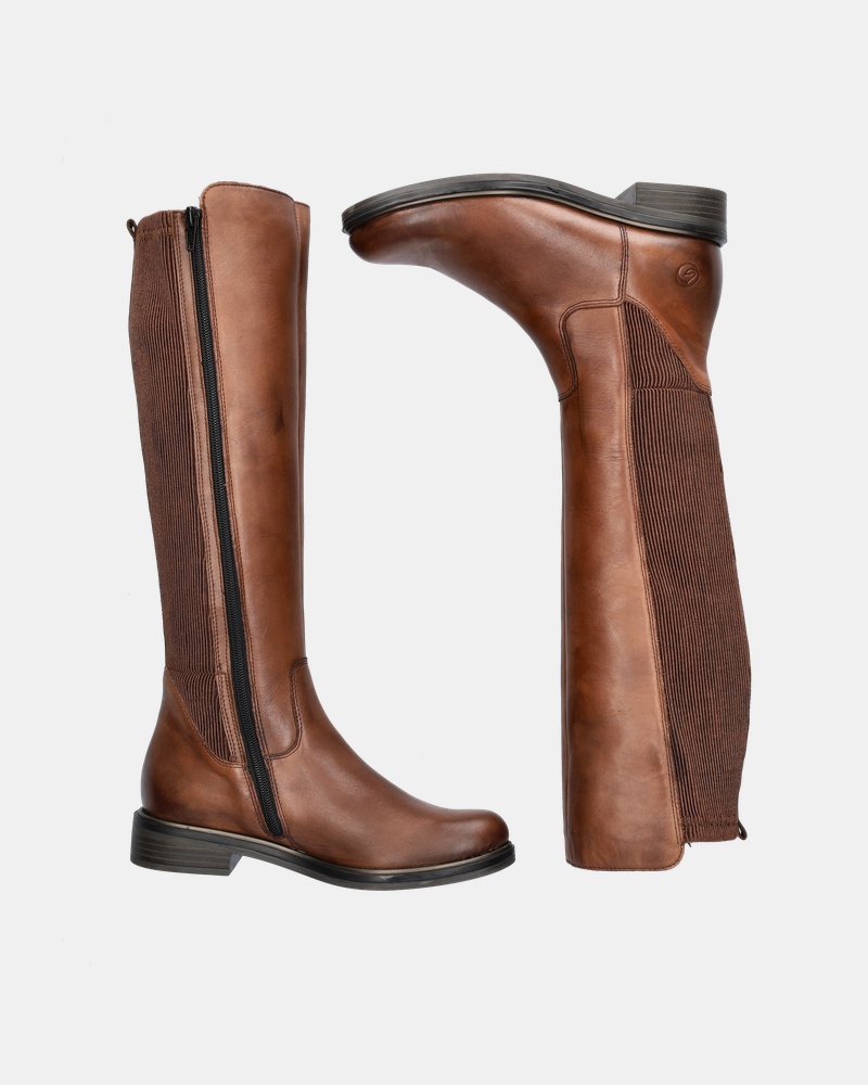 Remonte Hoge laarzen  - cognac