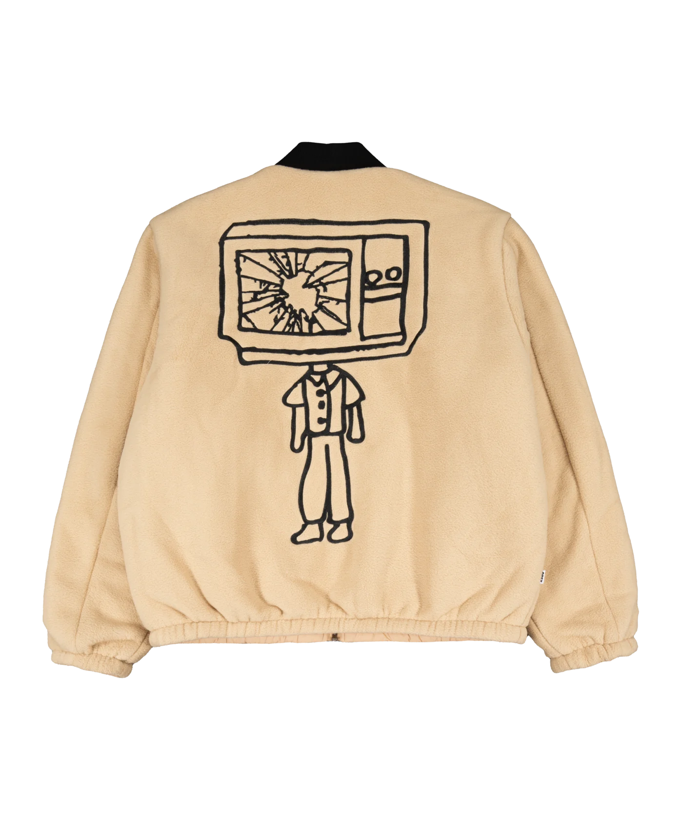 Obey Baseline Quilted Jacke Beige