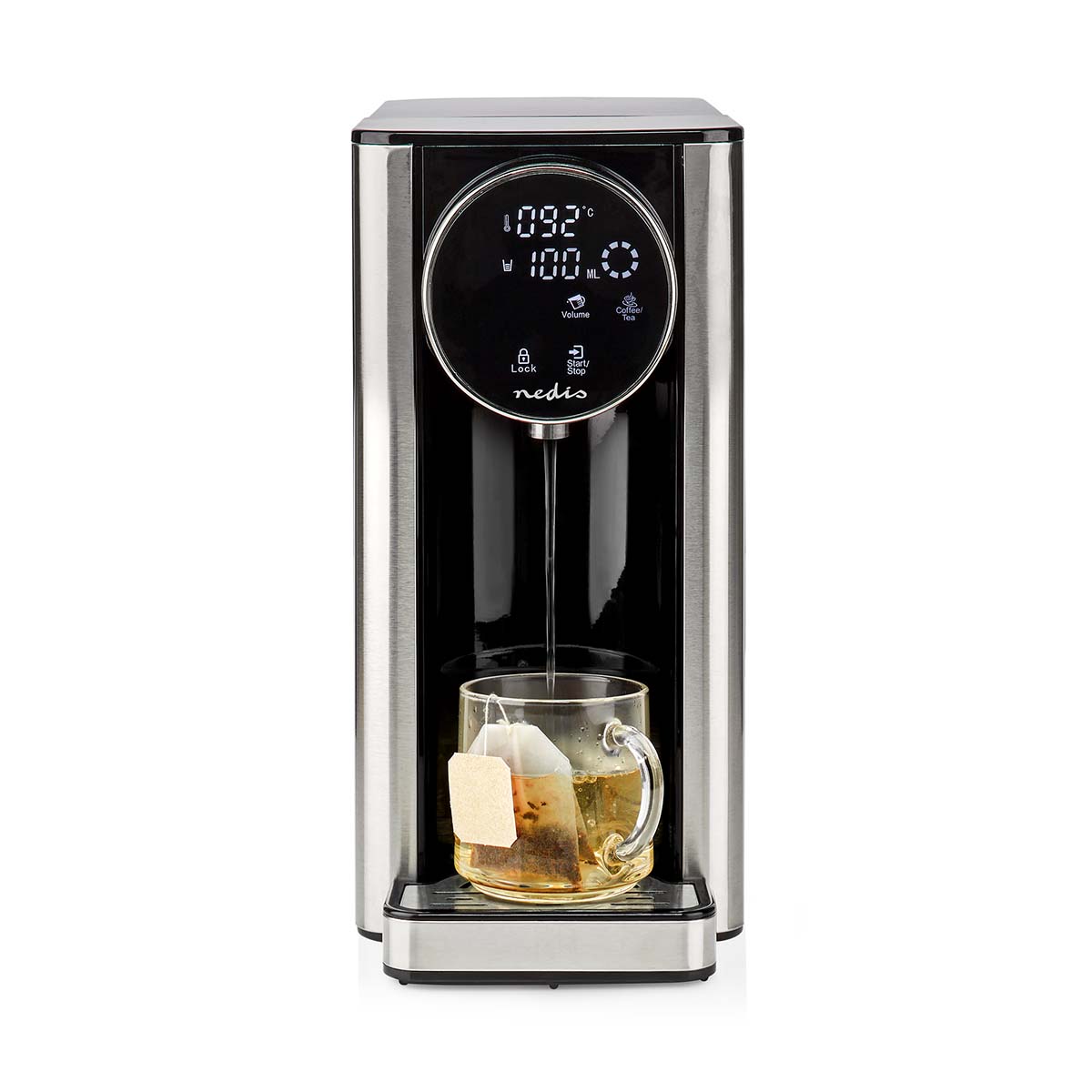 Nedis kawd310fbk heetwaterdispenser - aluminium