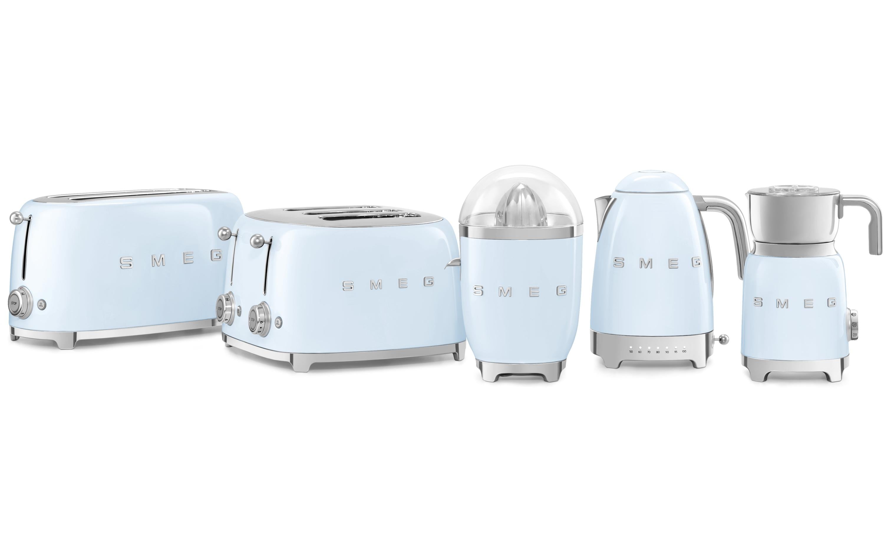 Zitruspresse 50's Style CJF11PBEU Pastellblau<br>Zitruspresse im Retrodesign
