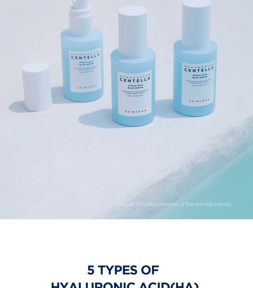 HUID 1004 - Madagascar Centella Hyalu-Cica Blauw Serum