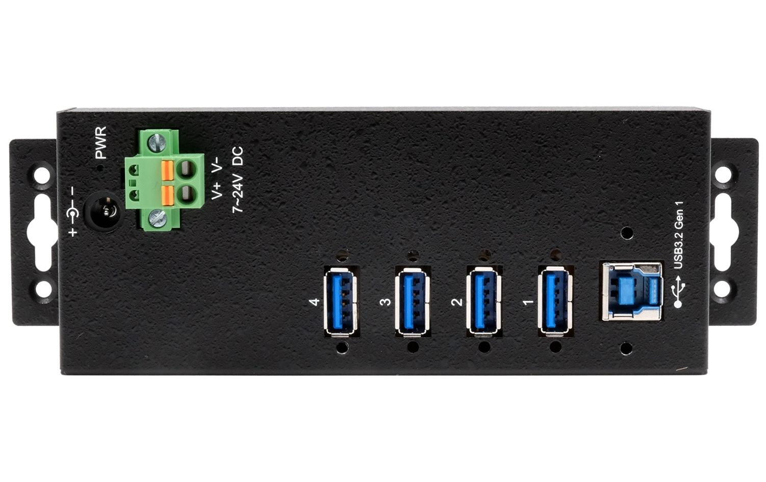 USB-Hub EX-1186HMVS-24-Port-USB-Hub mit Metallgehäuse