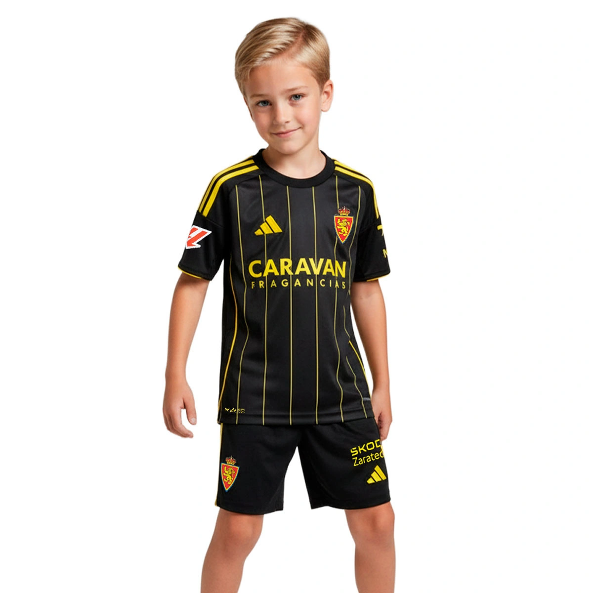 Conjunto adidas Real Zaragoza Equipamento alternativo Avispa 2025-2026 Criança
