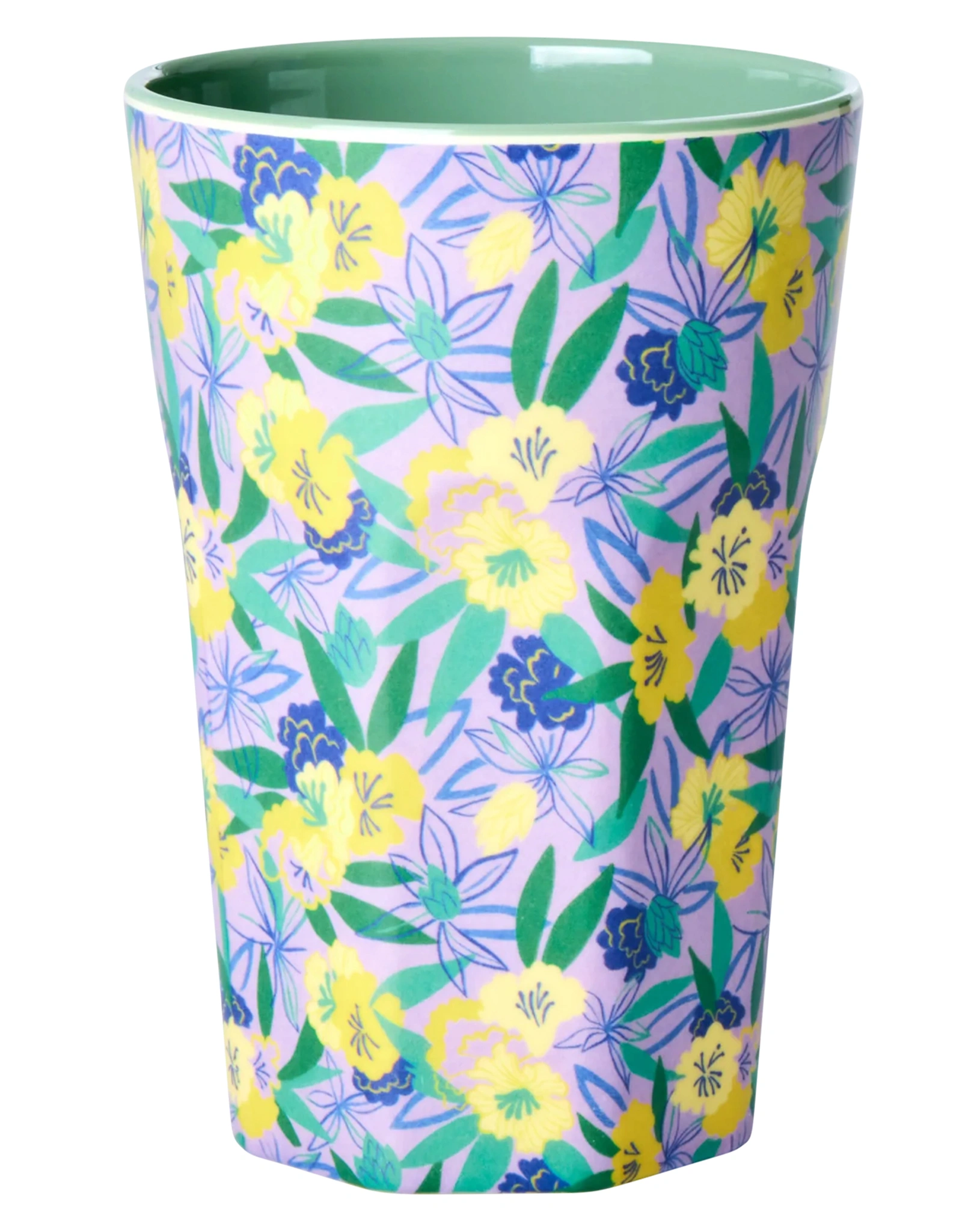 Melamin-Becher TALL - FANCY PANSY in bunt