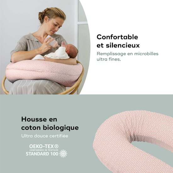 Coussin de maternité doomoo Buddy   Cloudy Pink        de               Babymoov