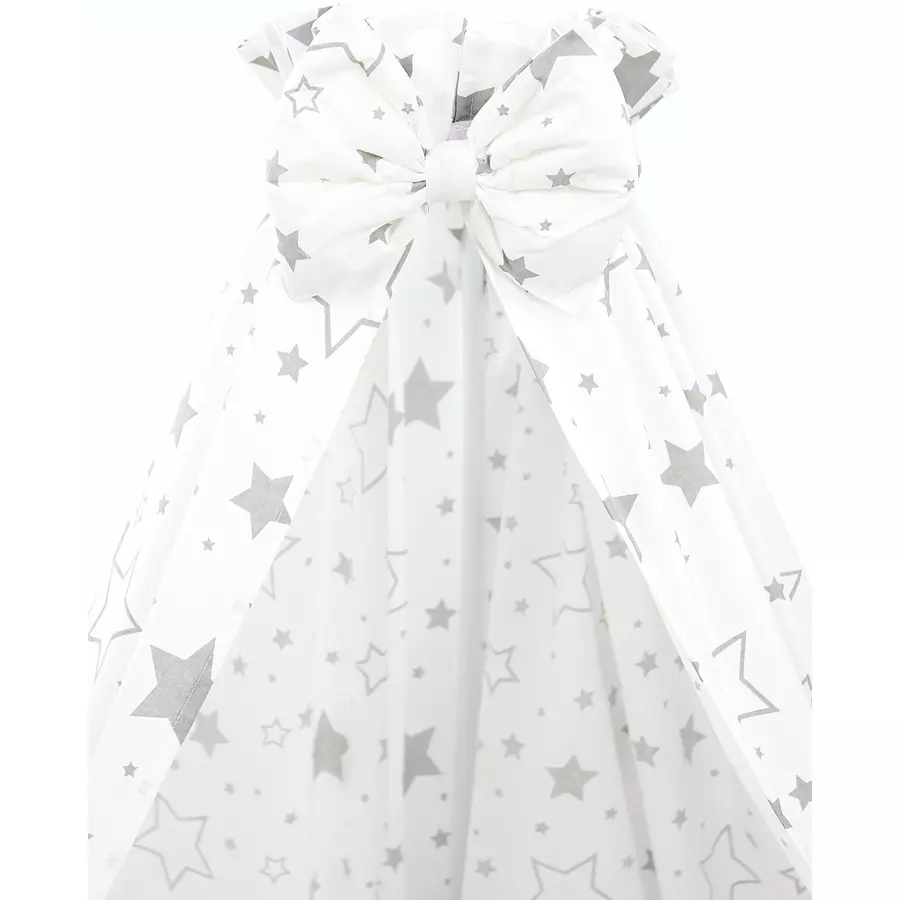 TupTam Babybett Himmel mit Schleifchen weiß Modell 3