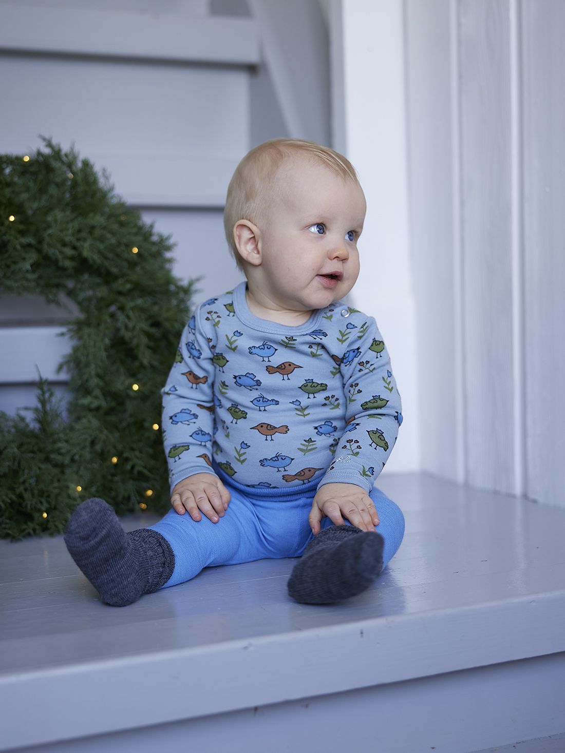Body Birdie i ull og bambus