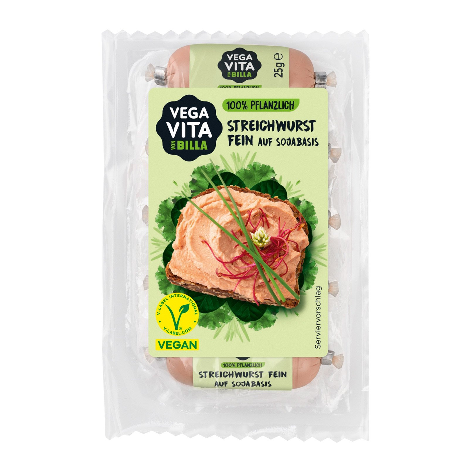 Vegavita Streichwurst Fein
