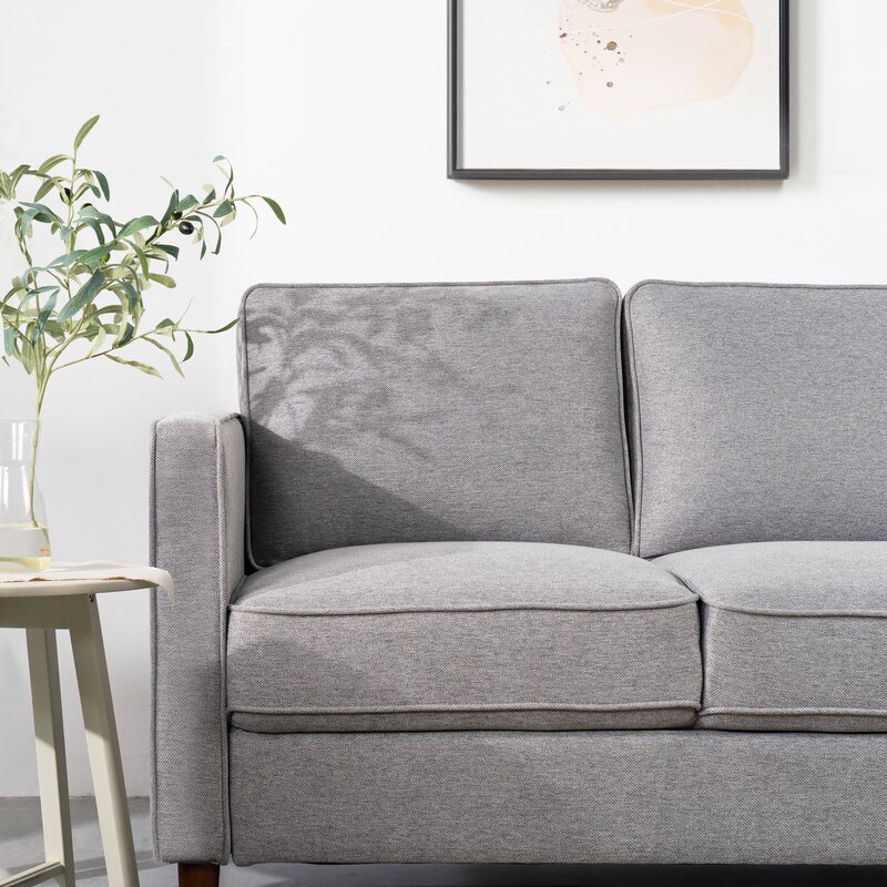 Hana 73&rdquo; Square Arm Sofa