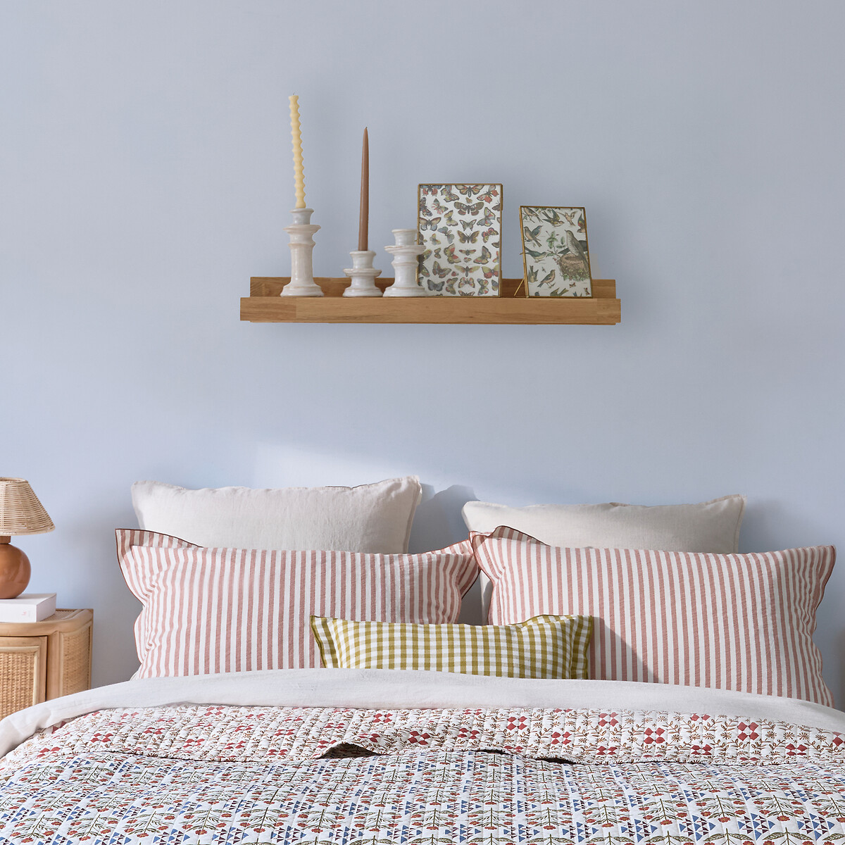 LA REDOUTE INTERIEURS<br>Prateleira de parede em carvalho maciço 80 cm, Hiba
