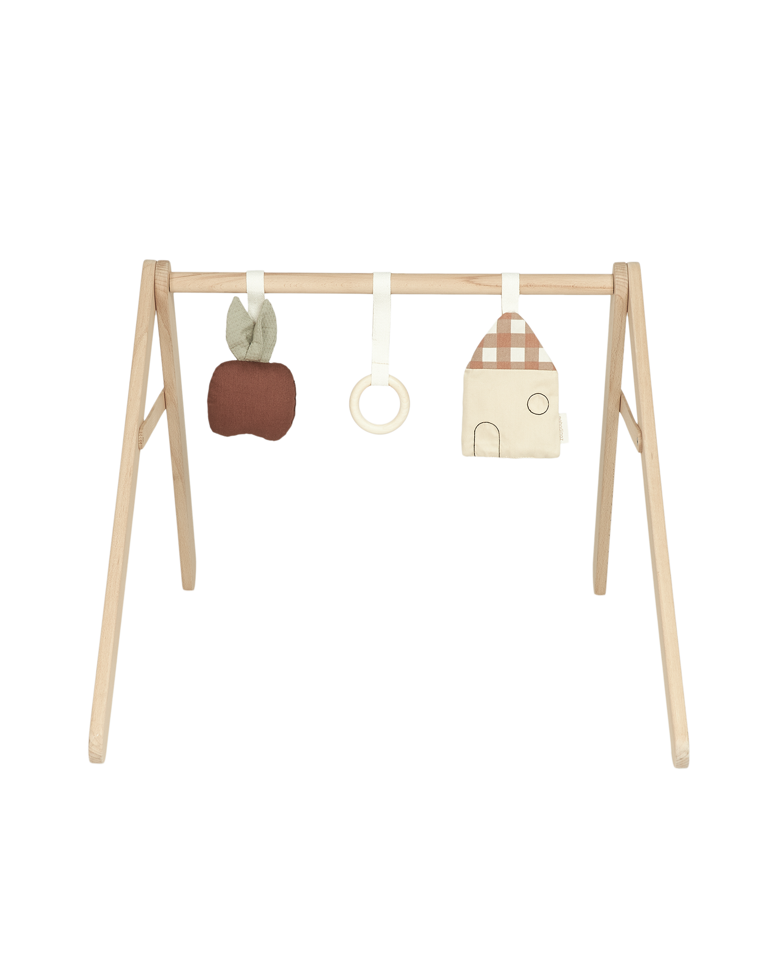 Arche d'éveil en bois et ses jouets playground | Marron