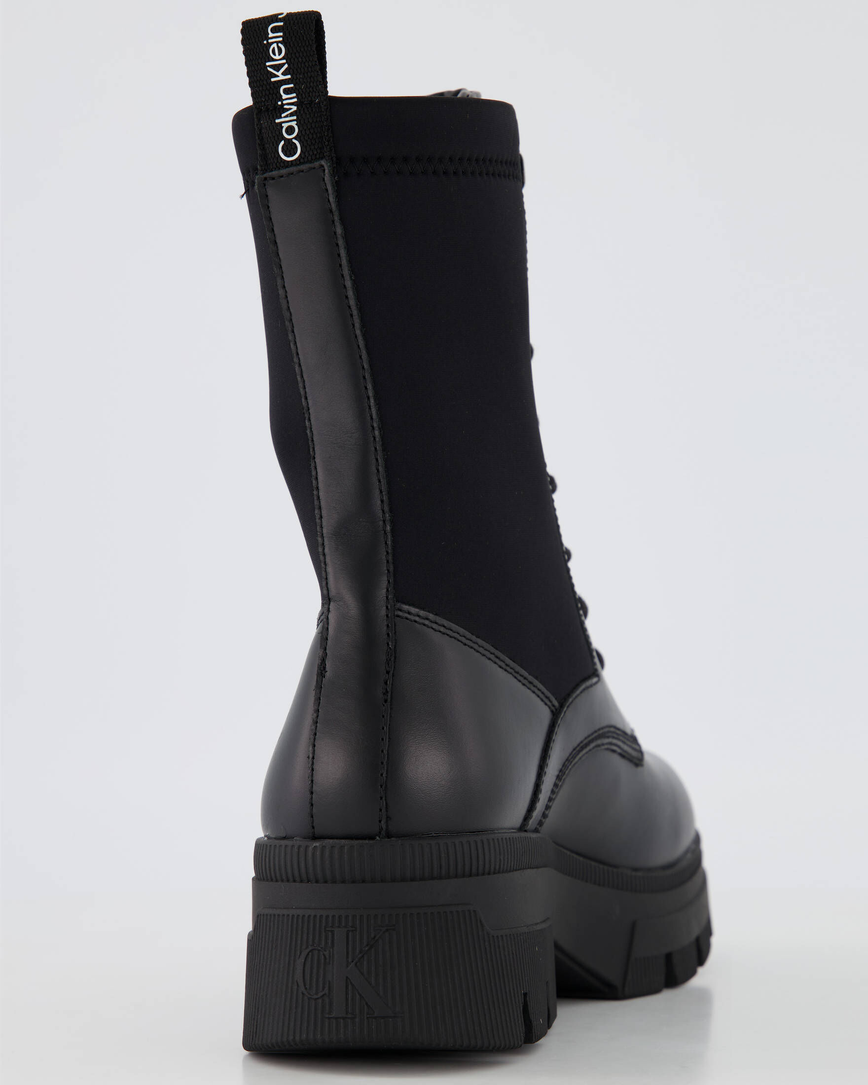 CALVIN KLEIN JEANS| Damen Schnürstiefeletten CHUNKY COMBAT LACEUP ZIP