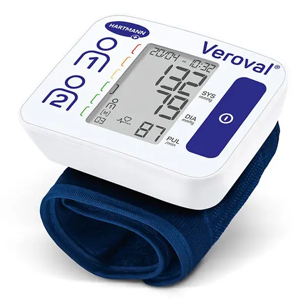 Monitor de pressão arterial de pulso compacto Hartmann Veroval