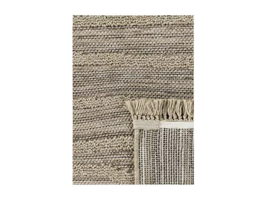 Tapis extérieur effet intérieur jute géométrique CASSIS 99 Beige 200*290