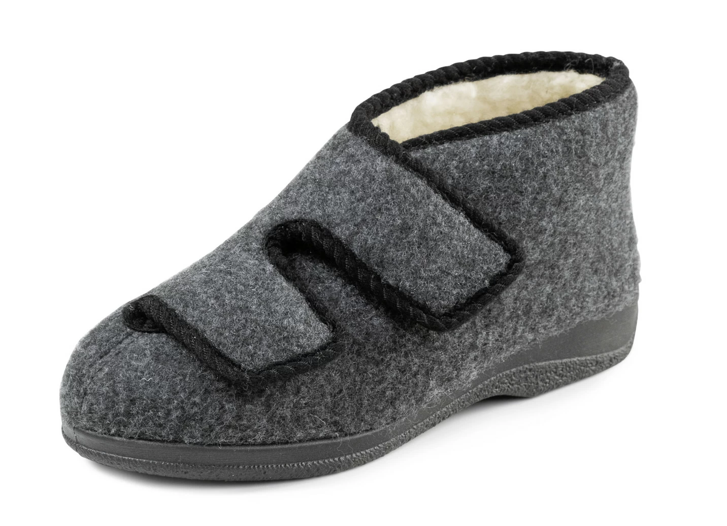 Stiefelette aus weichem Filz