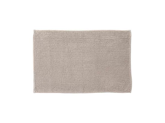 Tapis de Salle de bain Beige chenille 50 x 80 cm