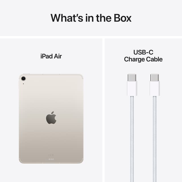 iPad Air 11 M3 256GB WiFi + Cellular (Stjerneskær)