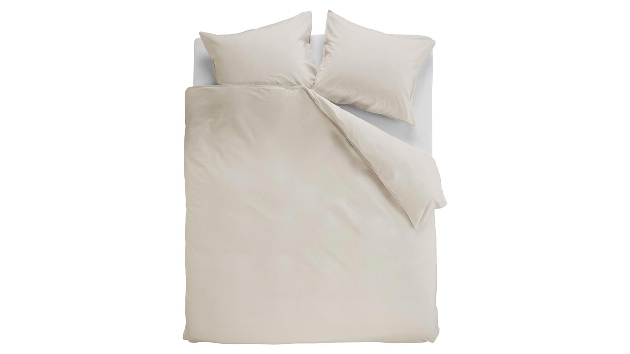 Dekbedovertrek Cotton Uni sand