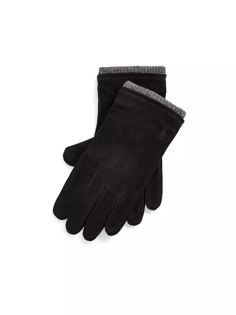 POLO RALPH LAUREN Lederhandschuhe schwarz